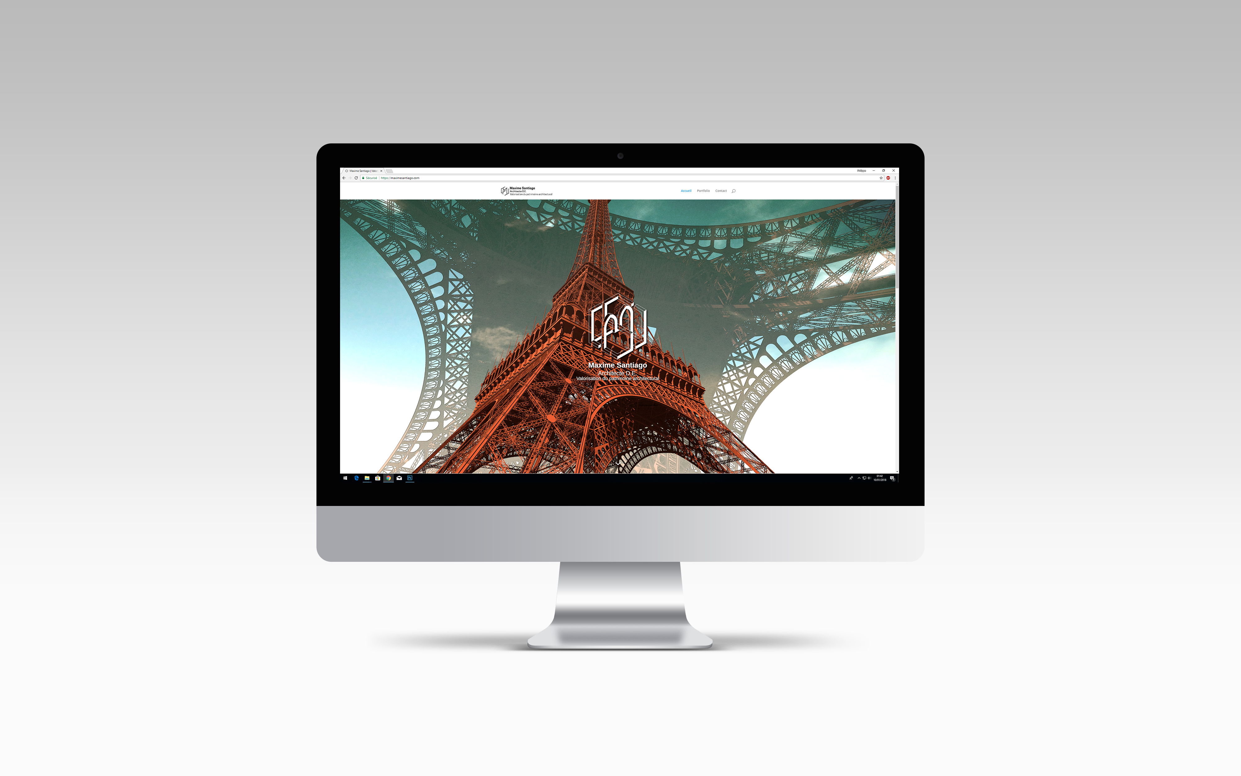 Site web de Maxime Santiago Architecte D.E., Philippe Barthelemy